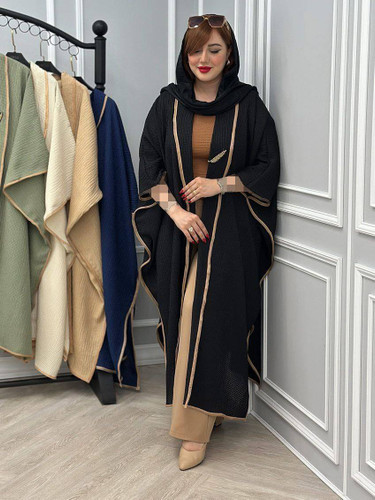مانتو پانچ و رویه عبایی شیک وخاص زنانه